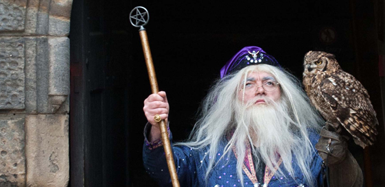 Wizard at Edinburgh Castle