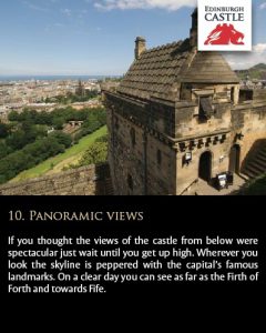 Views of Edinburgh from the castle