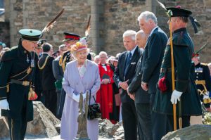 HM the Queen at Edinburgh Castle