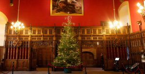 Christmas tree at Edinburgh Castle