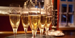 Champagne glasses to celebrate Edinburgh Castle Wedding Open Day