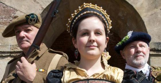 Costumed Performers at Edinburgh Castle