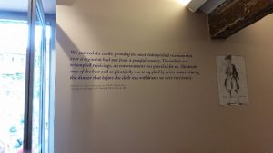 Quote on the wall
