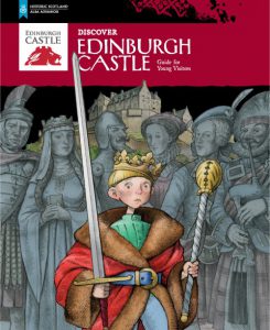 The cover of the children's guidebook to Edinburgh Castle