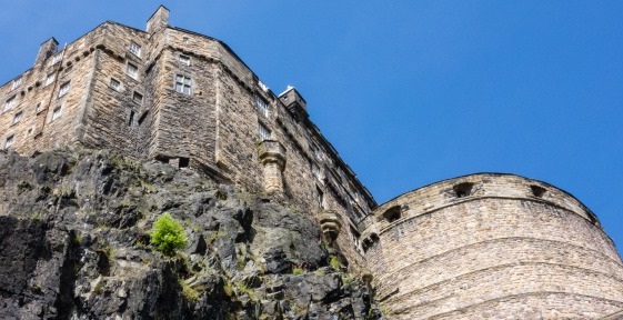 st david's tower seen from below