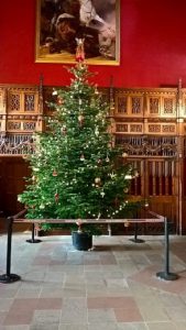 Christmas tree in the Great Hall
