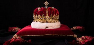 Crown of Scotland, on display as part of the Crown Jewels at Edinburgh Castle