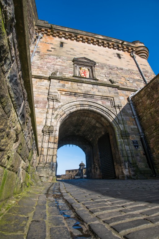 view of the portcullis gate
