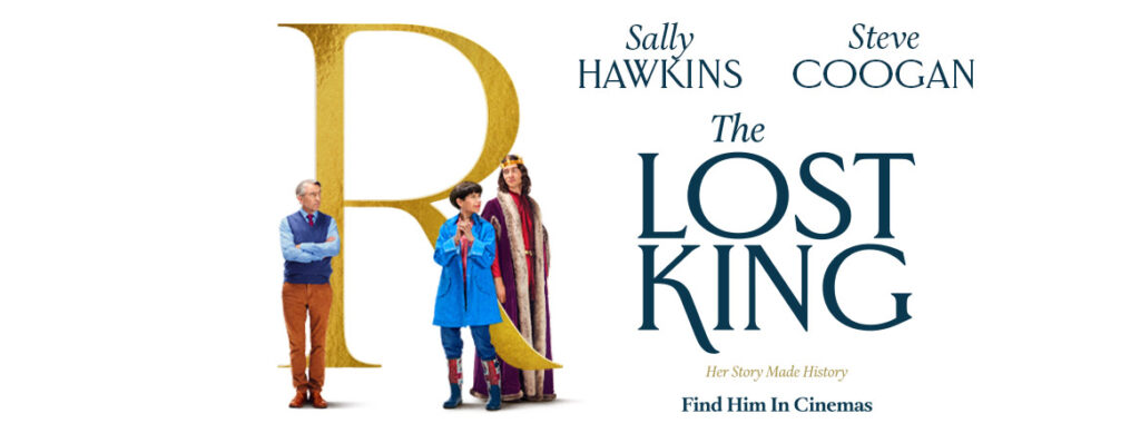 Banner for the film "The Lost King". 